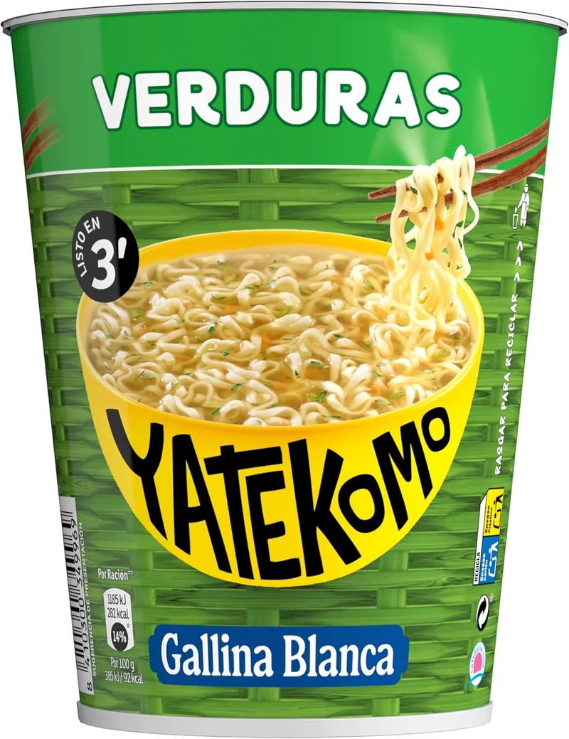 YATEKOMO ▫️ Gallina Blanca - Vegetais, 60 gramas