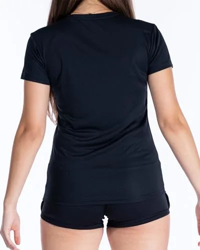 Joma ▫️ Camisola desportiva de manga curta para mulher, 6XS - 3XL - Mantém a pele seca, ideal para corrida ou ginásio - Combi 4