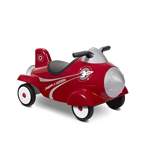 Radio Flyer ▫️ Retro Rocket, brinquedo de andarilho vermelho para crianças pequenas dos 1 aos 3 anos 2