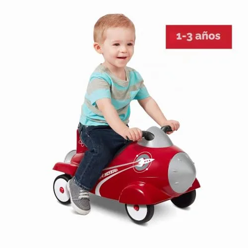 Radio Flyer ▫️ Retro Rocket, brinquedo de andarilho vermelho para crianças pequenas dos 1 aos 3 anos 3