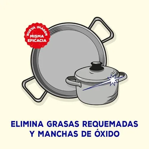 Asevi ▫️ Produto de Limpeza para Paellas e Caldeirões - Gel Desengordurante - Limpa, Remove Resíduos e Dá Brilho - Ideal para Paellas e Panelas - Máxima Eficácia - Elimina Manchas de Óxido e Calcário - Sem Perfume - Embalagem de 450 ml 2