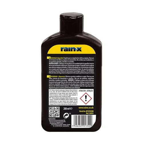 Rain-X ▫️ Líquido Antibaciano para Vidros do Automóvel, Espelhos e Vidros da Casa de Banho - 200 ml 2
