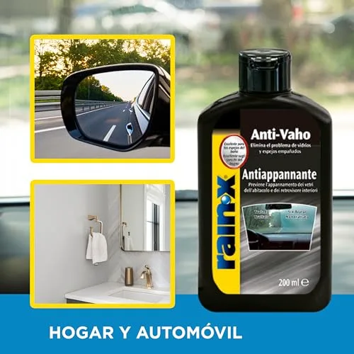 Rain-X ▫️ Líquido Antibaciano para Vidros do Automóvel, Espelhos e Vidros da Casa de Banho - 200 ml 6