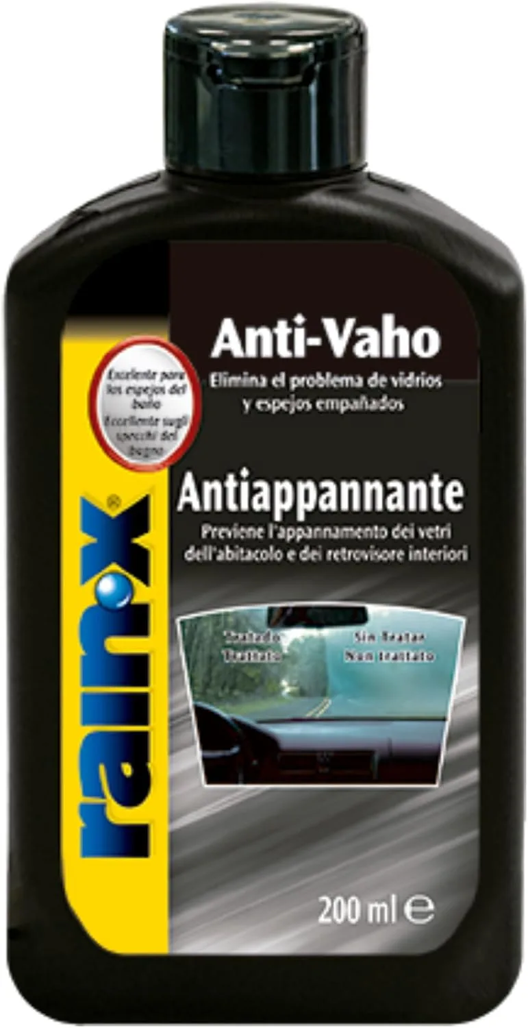 Rain-X ▫️ Líquido Antibaciano para Vidros do Automóvel, Espelhos e Vidros da Casa de Banho - 200 ml