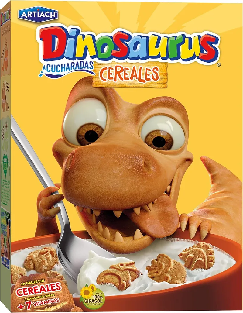 Artiach ▫️ Dinosaurus Biscoitos Colheradas Cereais, 320g