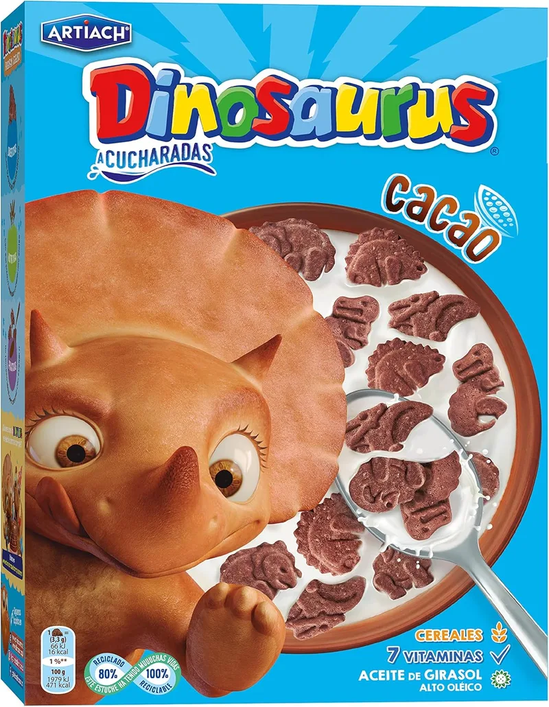 Artiach ▫️ Dinossauro Biscoitos de Cacau 320 g