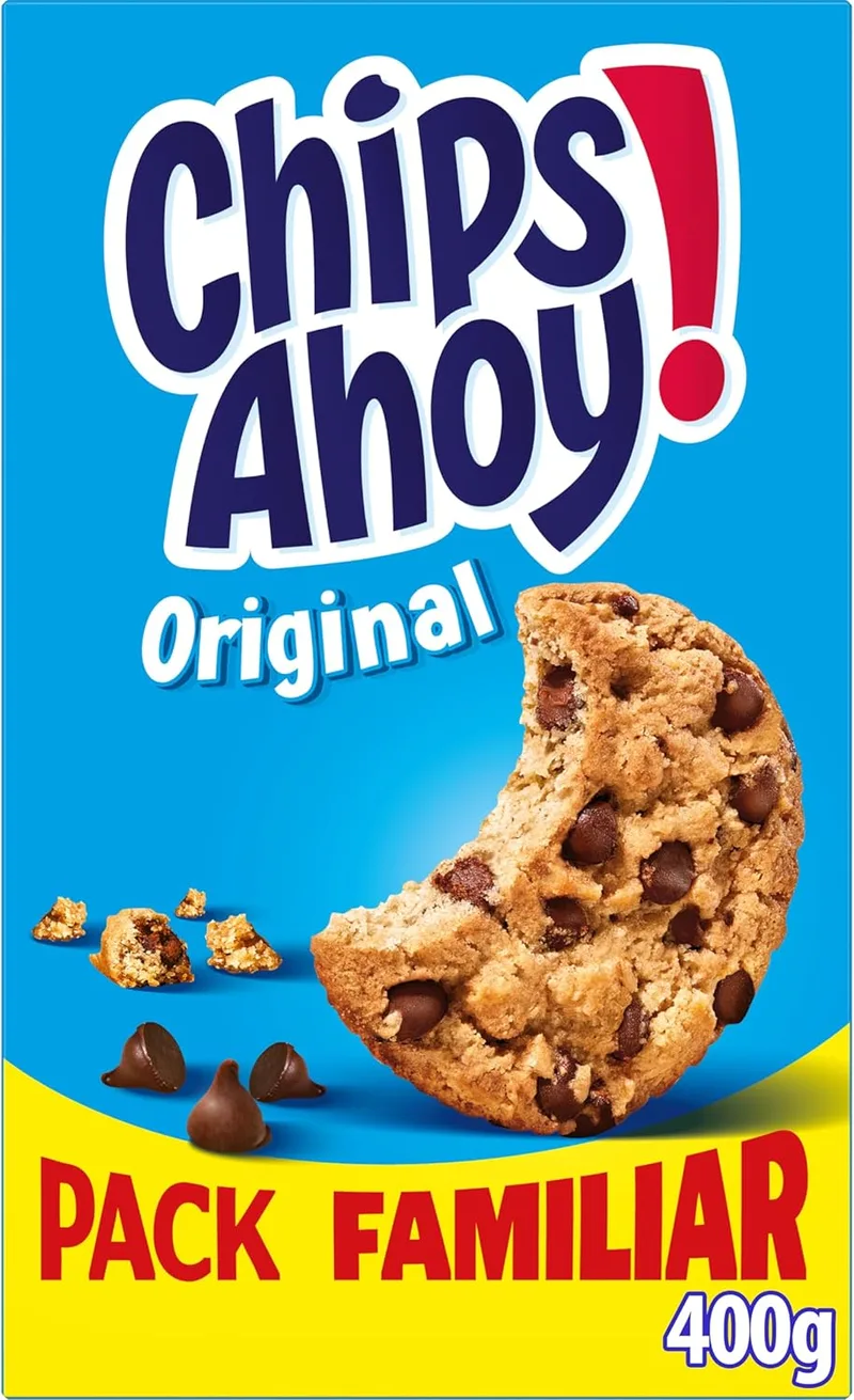 Chips Ahoy! ▫️ Chips Ahoy Original Chocolate Chip Cookies, embalagem familiar 400g
