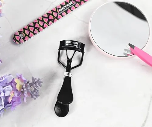 Beter ▫️ Curvador de pestanas com retorno automático, com almofadas de silicone, curvador de pestanas profissional, aço de alta durabilidade, maquilhagem para os olhos 4