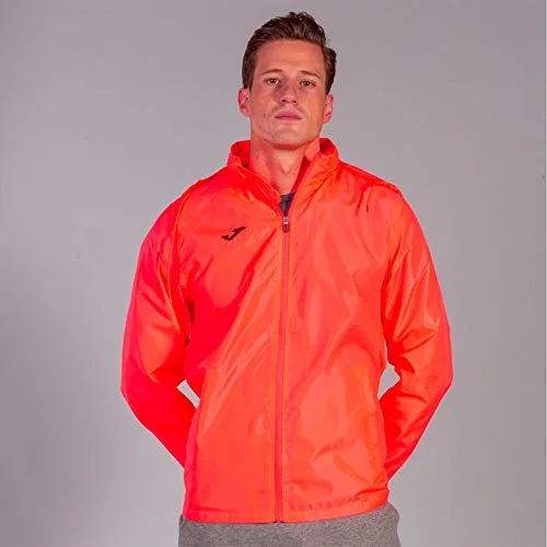 Joma ▫️ Casaco impermeável com capuz, 6XS - 3XL - Casaco corta-vento com bolsos laterais e punhos elásticos - Iris 2