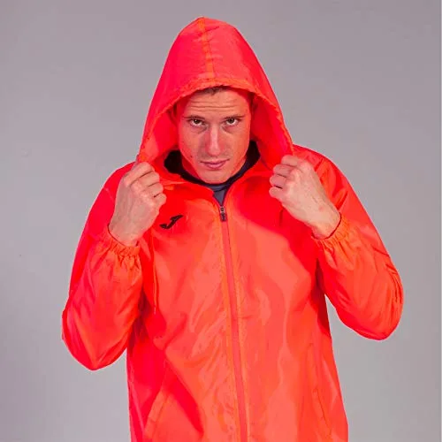 Joma ▫️ Casaco impermeável com capuz, 6XS - 3XL - Casaco corta-vento com bolsos laterais e punhos elásticos - Iris 3