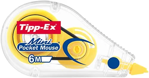 Tipp-Ex ▫️ BIC Mini Pocket Mouse - Embalagem de 3 unidades, cores sortidas 4