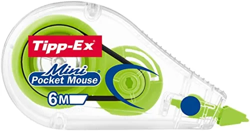 Tipp-Ex ▫️ BIC Mini Pocket Mouse - Embalagem de 3 unidades, cores sortidas 5