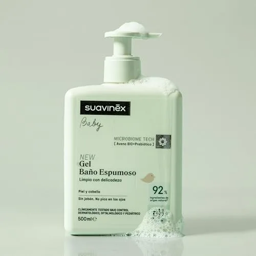 SUAVINEX ▫️ Gel de Champô Espumoso para Bebés, para a Pele e o Cabelo, 500 ml 2