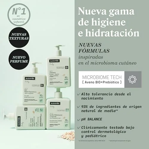 SUAVINEX ▫️ Gel de Champô Espumoso para Bebés, para a Pele e o Cabelo, 500 ml 4