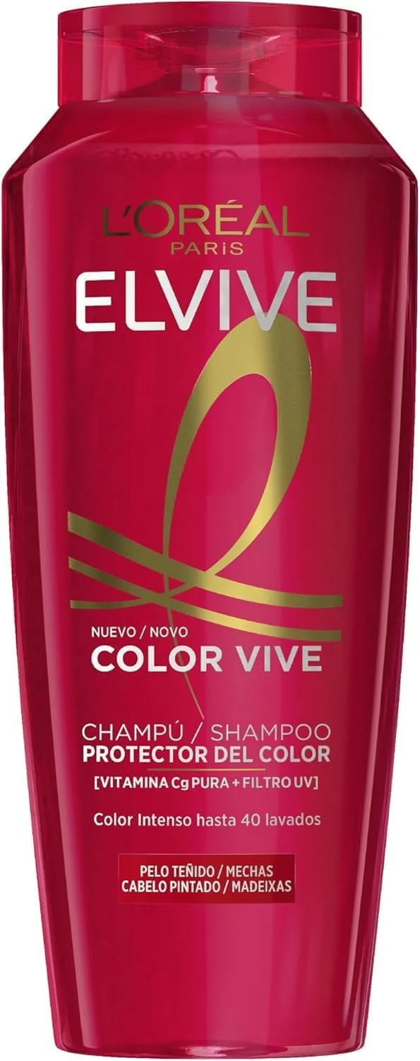 L'Oreal Paris ▫️ L'Oréal Paris Elvive Color Vive Champô Protetor para Cabelo Pintado, 400 ml