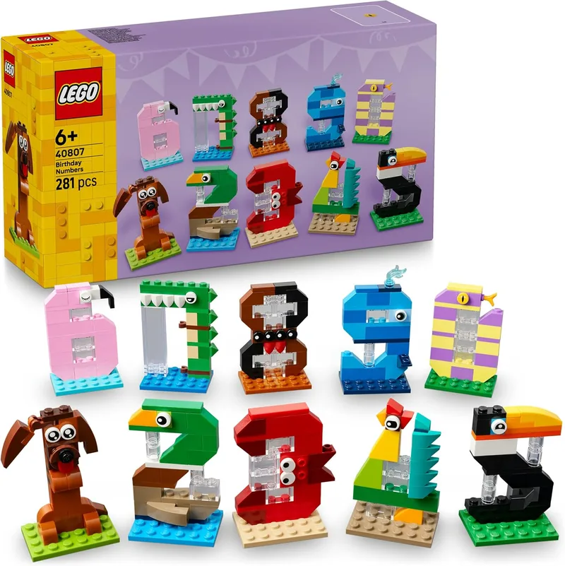 LEGO ▫️ Números de Aniversário 40807