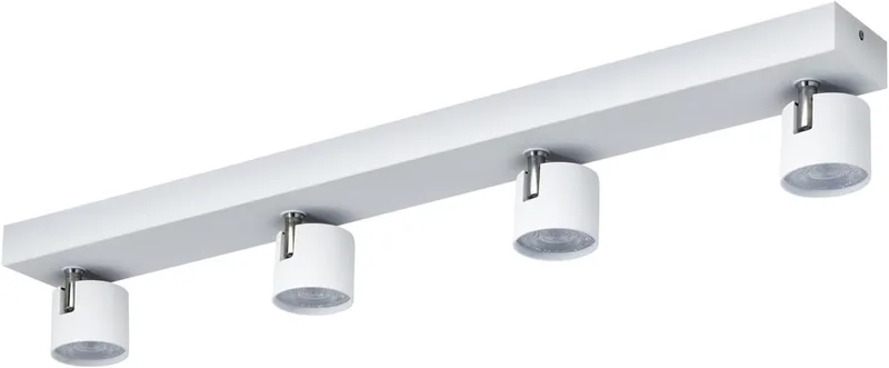 Philips ▫️ myLiving Star - Barra de teto com quatro focos, consumo de 4,5 W, luz branca quente, regulável