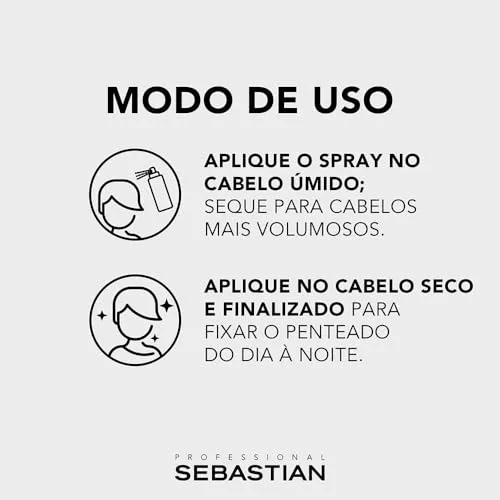 Professional Sebastian ▫️ Sebastian Professional Re-Shaper | Laca | Fixação forte e natural | Resistente à humidade | Para todos os tipos de cabelo, 400 ml 3