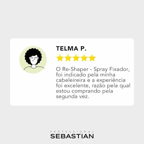Professional Sebastian ▫️ Sebastian Professional Re-Shaper | Laca | Fixação forte e natural | Resistente à humidade | Para todos os tipos de cabelo, 400 ml 4