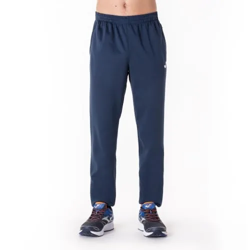 Joma ▫️ Calças desportivas compridas para homem, 6XS - 3XL - Com fecho na parte inferior, bolsos e cintura elástica com cordão - Elba 2