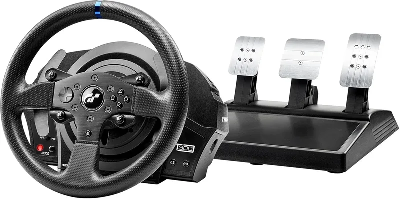 Thrustmaster ▫️ T300RS GT Edition - Volante de corrida com fios Force Feedback de 1080° - Kit de simulação com motor sem escovas e 3 pedais e cabos - Compatível com consolas PS5, PS4 e PC