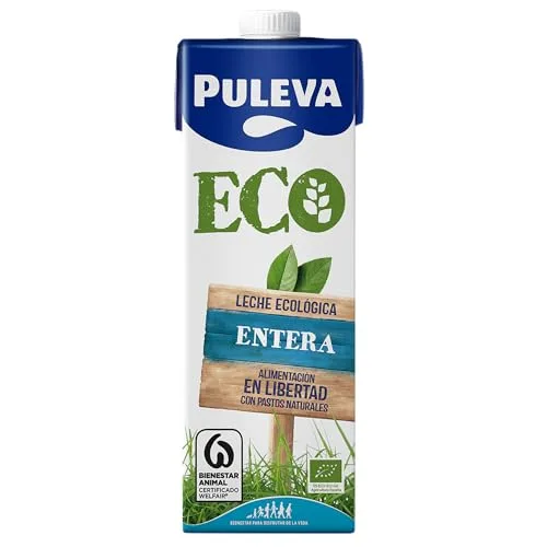 Puleva ▫️ ECO - Leite Integral Biológico - Bem-estar Animal - Embalagem UHT de 6 x 1 L 5