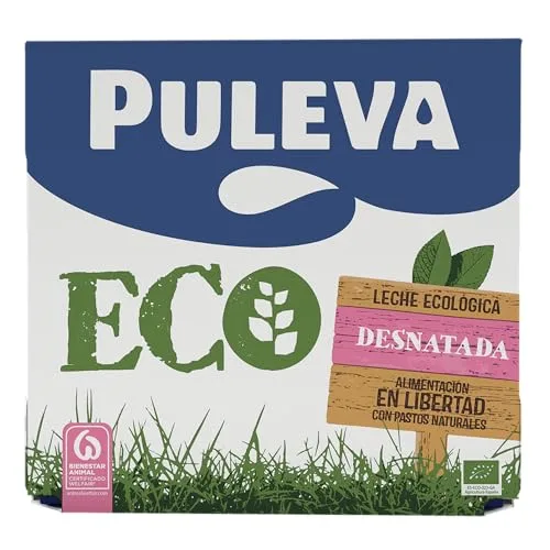 Puleva ▫️ Leite desnatado biológico, ECO, embalagem de 1 L - Caixa de 6 litros 3