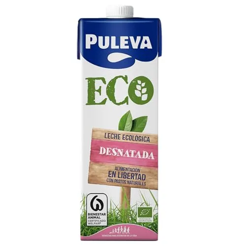 Puleva ▫️ Leite desnatado biológico, ECO, embalagem de 1 L - Caixa de 6 litros 5