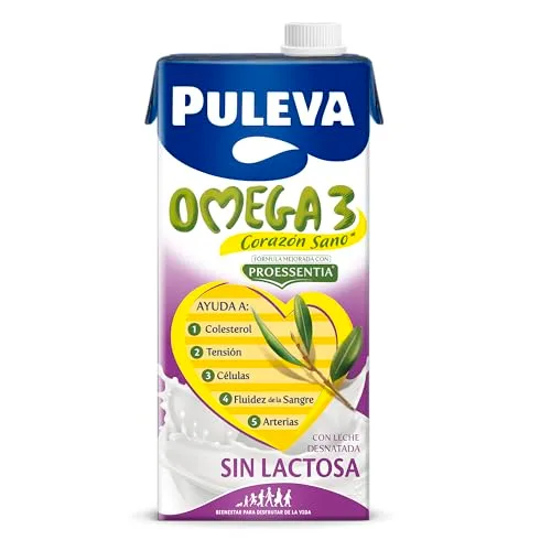 Puleva ▫️ Omega 3 Proessentia® Sem Lactose, embalagem de 1 L – Caixa de 6 litros 2
