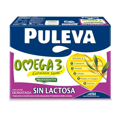 Puleva ▫️ Omega 3 Proessentia® Sem Lactose, embalagem de 1 L – Caixa de 6 litros 5
