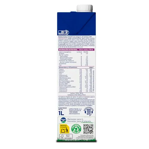Puleva ▫️ Max Sem Lactose – Leite para o Crescimento e Desenvolvimento +3 Anos – Embalagem de 6 x 1 l 2