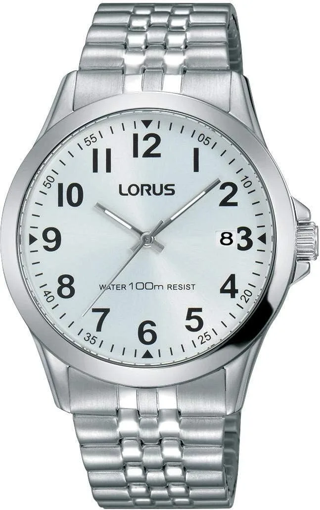 Lorus ▫️ Relógio Classic para homem em aço inoxidável com bracelete metálico