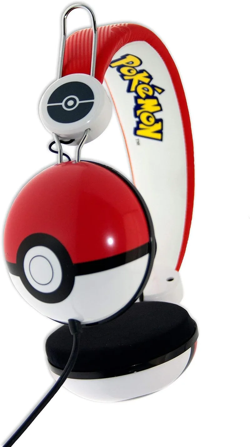 OTL Technologies ▫️ OTL PK0496 Auscultadores com arnês, design Pokémon, multicoloridos, tamanho único