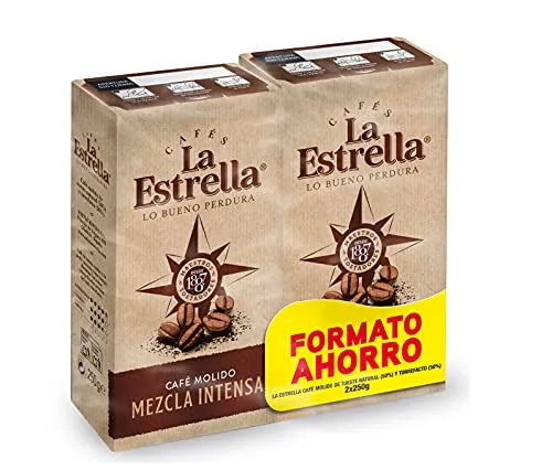 LA ESTRELLA ▫️ Café Moído Mistura Intensa 250 g - 2 embalagens 2