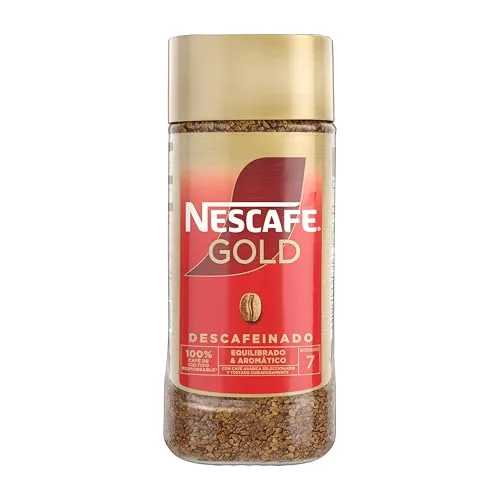 NESCAFÉ GOLD ▫️ DESCAFEINADO: aroma e sabor, café solúvel descafeinado 100 % arábica, frasco de vidro, 100 g 2