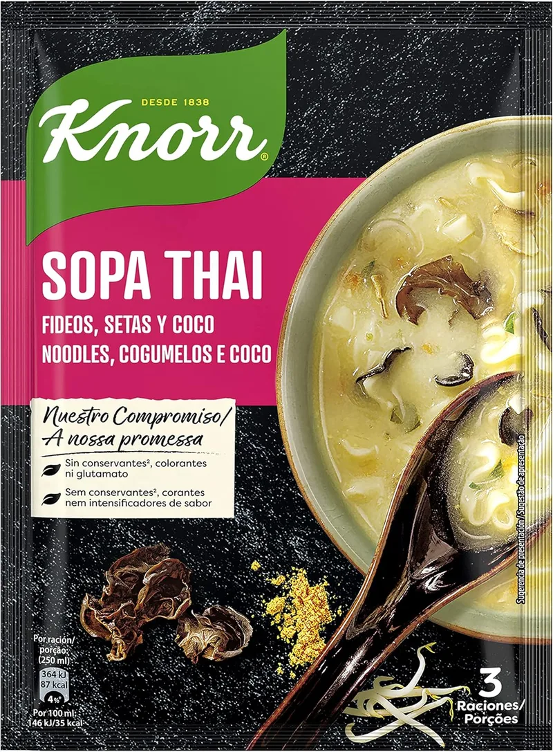 Knorr ▫️ Sopa tailandesa desidratada 69g