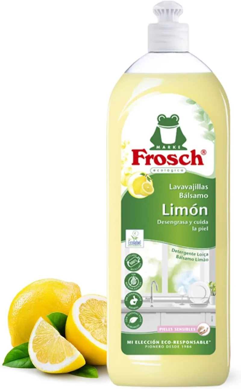 FROSCH ▫️ Líquido para a Máquina de Lavar Louça com Aroma a Limão, 750 mililitros