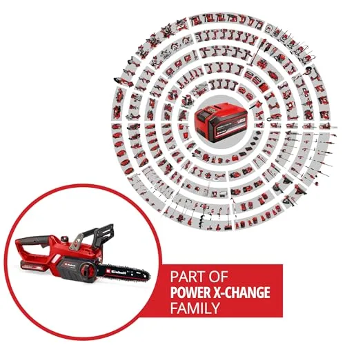 Einhell ▫️ Motosserra a bateria GE-LC 18/25-1 Li Kit (1x 3,0 Ah) 2