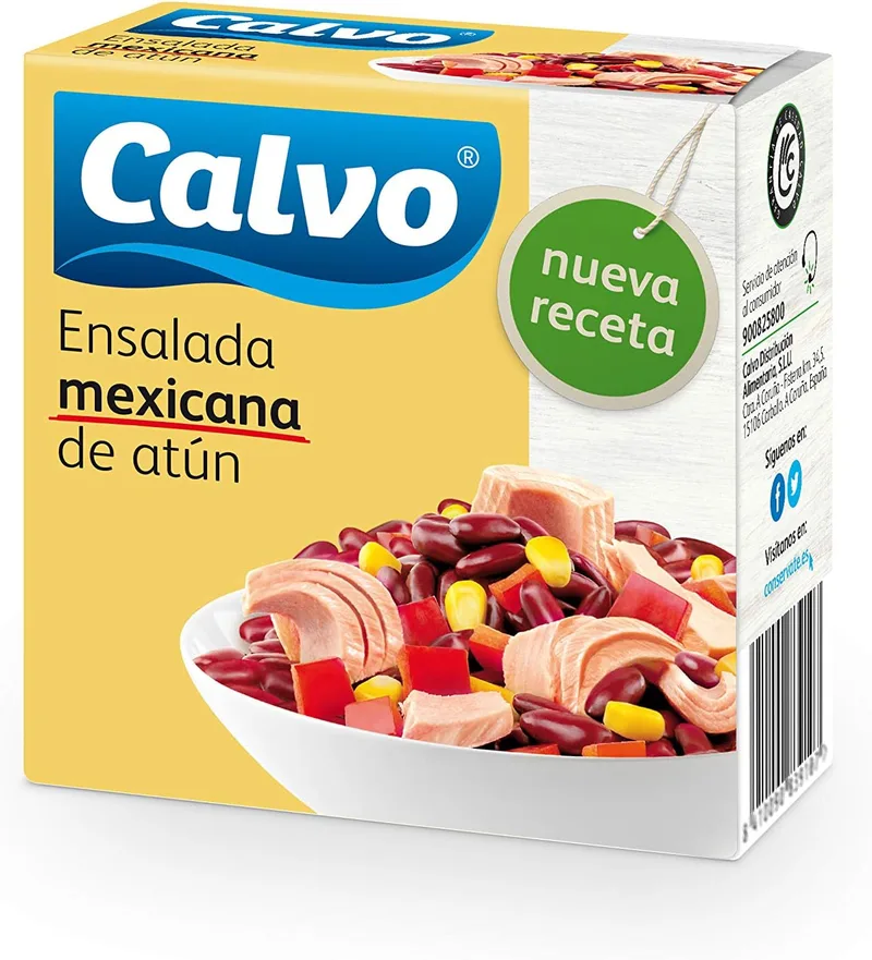 Calvo ▫️ B01J5IYT6I – Salada Mexicana – 24 x 150 g