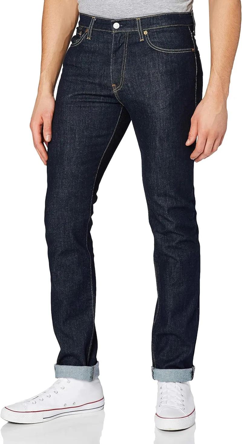 Levi's ▫️ 511 Slim Fit Black Stone - 511 Slim Fit Stretch-continuação Homens