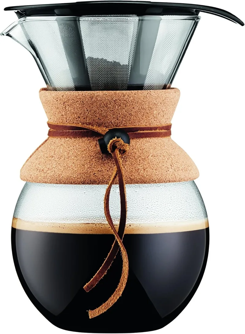 Bodum ▫️ Pour over: máquina de café gota a gota com filtro permanente, 1,0 l