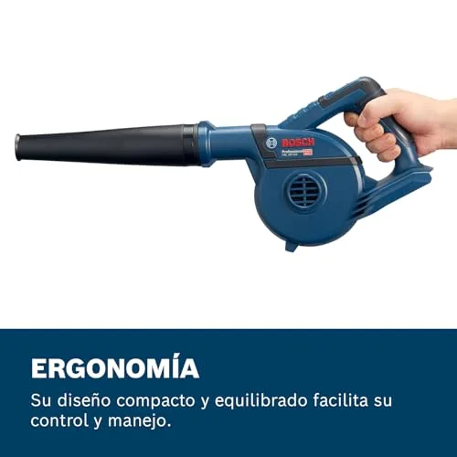 Bosch Professional ▫️ 18V System — soprador a bateria GBL 18V-120 (inclui 4 adaptadores, bocal padrão, tubo de extensão, bocal de profundidade, depósito de recolha de pó; sem bateria nem carregador) 5