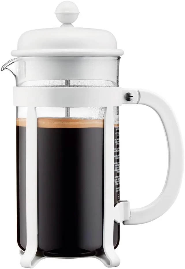 Bodum ▫️ 1908-913 - Java - Cafeteira 8 chávenas - 1,0 l - cor creme branco