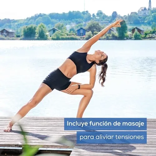 Beurer ▫️ EM 49 TENS/EMS digital, aparelho de estimulação elétrica 3 em 1 para alívio da dor e treino, com função de massagem, inclui 4 elétrodos, cor: branco 5
