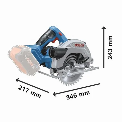 Bosch Professional ▫️ Bosch PRO Serra circular a bateria GKS 18V-57 G 5