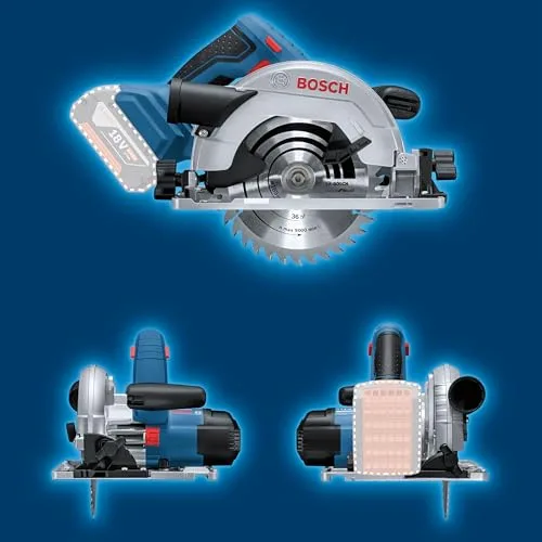 Bosch Professional ▫️ Bosch PRO Serra circular a bateria GKS 18V-57 G 6