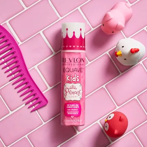 REVLON PROFESSIONAL ▫️ EQUAVE KIDS Princess Look, Condicionador em Spray, Desembaraçante para o cabelo das meninas sem enxaguamento, facilita o penteado, confere brilho e suavidade - Fragrância floral e frutada 200 ml 3