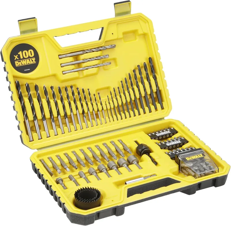 DEWALT - Conjunto misto de berbequins (100 peças), DT71563-QZ
