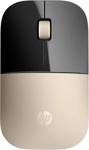 HP ▫️ Z3700 - Rato sem fios (1200 PPP, 2 botões e roda de deslocamento, bateria com autonomia de 16 meses, tecnologia LED azul, Windows), cor dourada 6