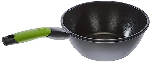 BRA ▫️ Prior | Wok com pega de 24 cm, alumínio fundido antiaderente 2